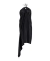 Ferragamo Asymmetrical Dress In Black