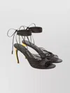 Ferragamo Athena 85 Strappy Open Toe Sandals In Brown