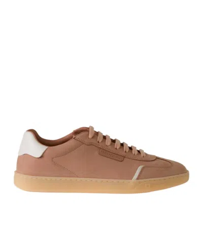 Ferragamo Athena Low-top Sneakers In Pink