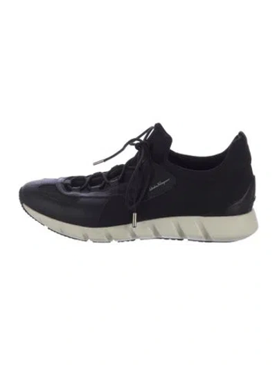 Pre-owned Ferragamo Athletic Sneakers In Black