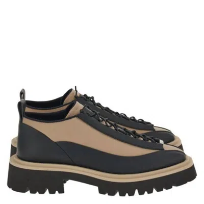 Ferragamo Atlante Combat Boots In Black