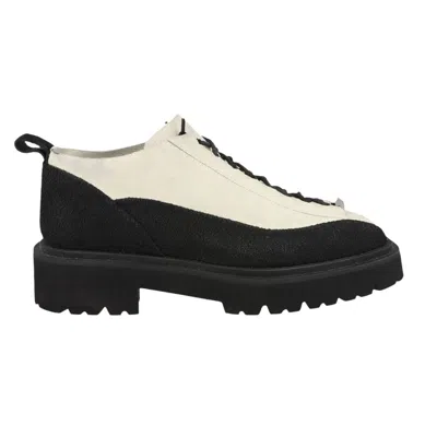 Pre-owned Ferragamo Atlante Two-tone Suede Ankle Boot 'black White' | Men's Size 12