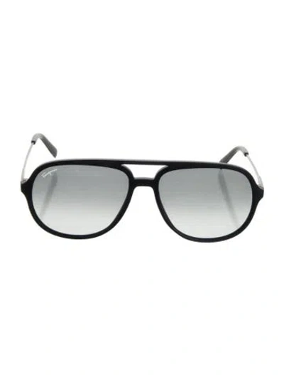 Pre-owned Ferragamo Aviator Gradient Sunglasses In Blue