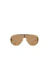 Ferragamo Aviator Sunglasses In Brown