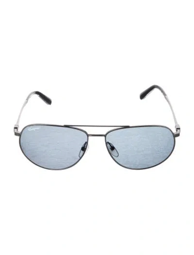 Pre-owned Ferragamo Aviator Tinted Sunglasses In Black