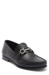 Ferragamo Avril Double Gancio Bit Loafer In Black