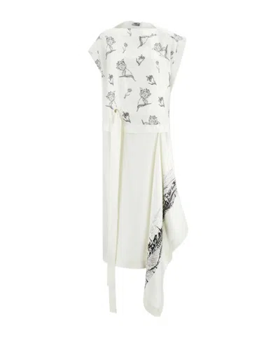 FERRAGAMO BACK TO EARTH - PRINTED DRESS