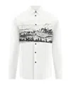 Ferragamo Back To Earth - Printed Shirt In White