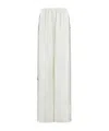 Ferragamo Back To Earth - Silk Trouser In White