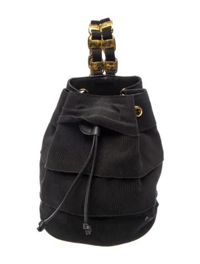Pre-owned Ferragamo Backpack In Black