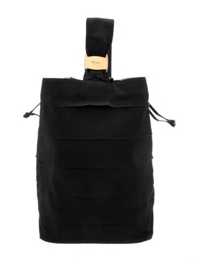 Pre-owned Ferragamo Backpack Vintage In Black