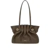Ferragamo Piercing Shoulder Bag In Brown