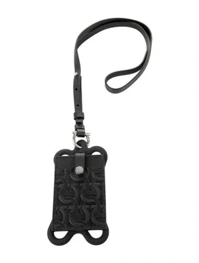 Pre-owned Ferragamo Bag Charm In Black
