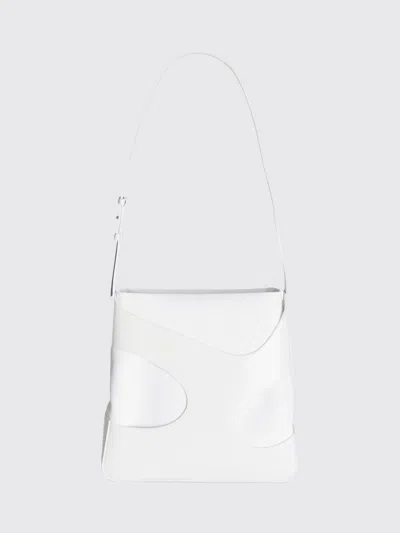 Ferragamo Hollowed-out Detail Shoulder Bag In White