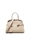 Ferragamo Hug Mini Stone Bag Beige In Beige