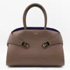Ferragamo Structured Top Handle Shoulder Bag