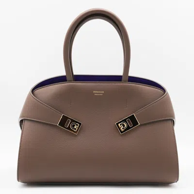 FERRAGAMO BAGS CLAY/LAPIS