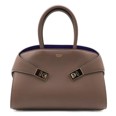FERRAGAMO BAGS CLAY/LAPIS