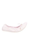 Ferragamo Ballerina Woman Ballet Flats Light Pink Size 7 Lambskin In Pink
