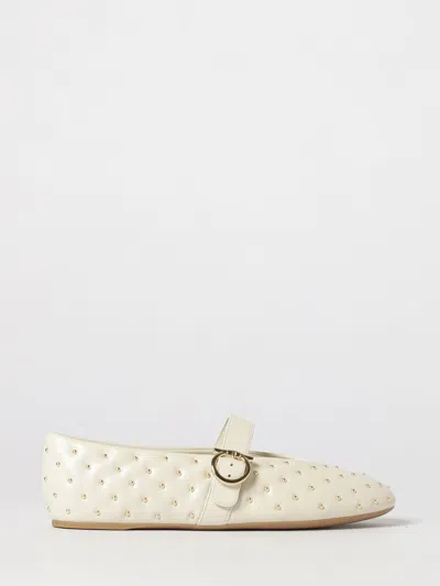 Ferragamo Ballet Flat Woman Color Ecru In Multi