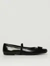 Ferragamo New Vara Bow-embellished Ballet Flats In Black