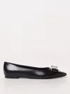 Ferragamo Bow Ballet Shoes In Black