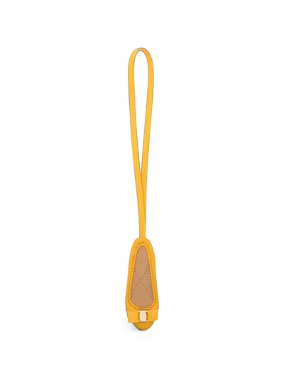 Ferragamo Ballet-flats-motif Keyring In Gold