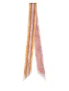 Ferragamo Long Lightweight Fabric Scarf In Multi