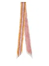 Ferragamo Long Lightweight Fabric Scarf In Multi