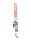 Ferragamo Floral Silk Bandeau Rectangular Scarf