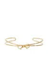 Ferragamo Bangle Bow Bracelet In Gold