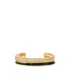 Ferragamo Crystal-inset Bangle In Gold