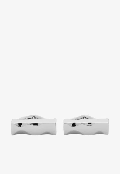 Ferragamo Bar Cufflinks In Silver