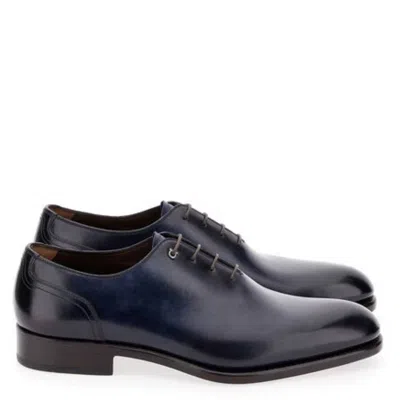 Ferragamo Barclay Leather Oxford Shoes In Black