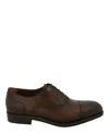 FERRAGAMO BARON LEATHER OXFORDS