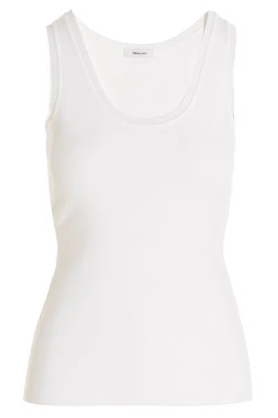 FERRAGAMO FERRAGAMO BASIC TANK TOP