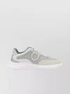 Ferragamo Bay Man Sneakers With Leather And Mesh