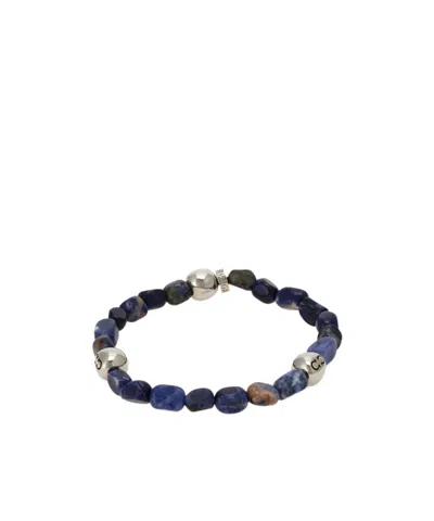 Ferragamo Beaded Bracelet In Blue