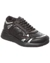 Ferragamo Beck Leather Sneaker In Black