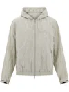 Ferragamo Beige Blouson With Hood