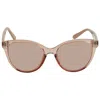 Ferragamo Beige Cat Eye Ladies Sunglasses Sf1073s 278 54 In Neutral