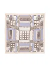 Ferragamo Gancini-print Scarf In Beige