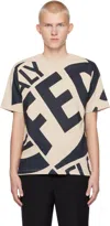 Ferragamo Logo-print T-shirt In 0063/151 Stone