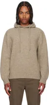 Ferragamo Long Sleeve Sweater In Brown