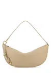 Ferragamo Zippered Shoulder Bag In Beige