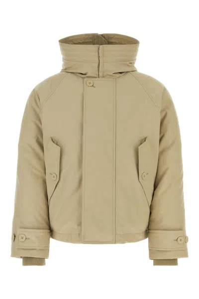 FERRAGAMO BEIGE OVERSIZE PADDED JACKET