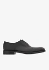 Ferragamo Belfast Leather Oxford Shoes In Black