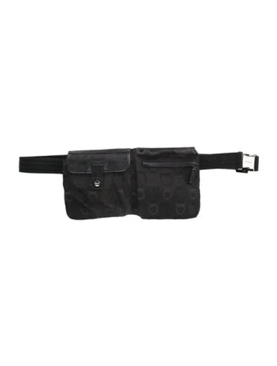 Pre-owned Ferragamo Belt Bag In Black