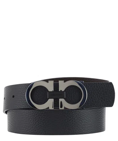 Ferragamo Gancini Belt In Black