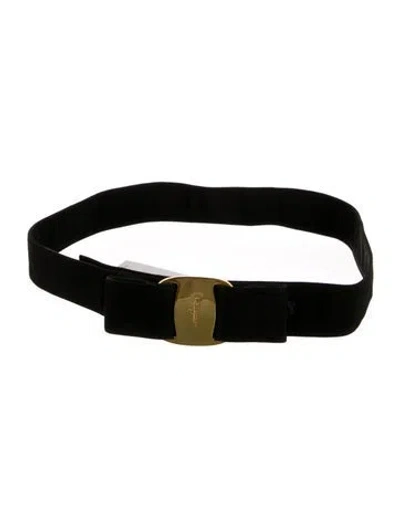 Pre-owned Ferragamo Belt In Black